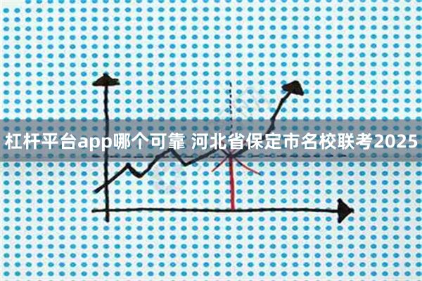 杠杆平台app哪个可靠 河北省保定市名校联考2025